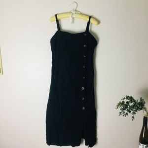 Universal thread black midi dress